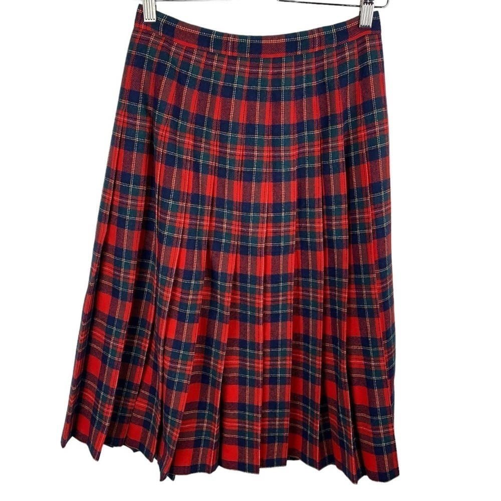 Vintage Pendleton Royal Stewart Tartan Authentic Virgin Wool Plaid Kilt sz S